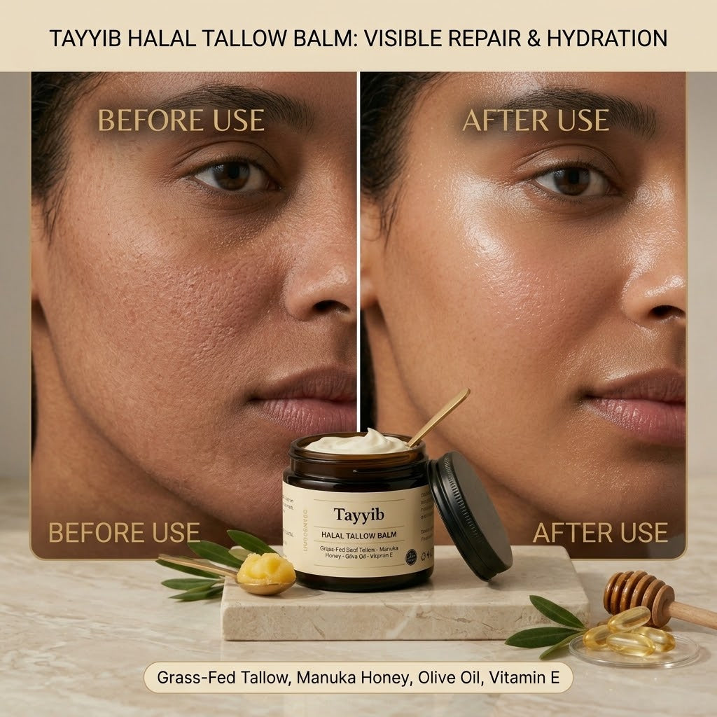 Halal Tallow Balm Nourishing & Moisturizing Skin Balm