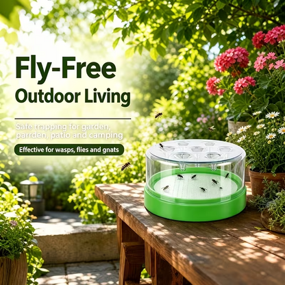 Manual Fly Trap Reusable Indoor Insect Catcher for Household Pest Control