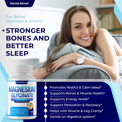 Magnesium Glycinate Softgels – Sleep & Relaxation Support