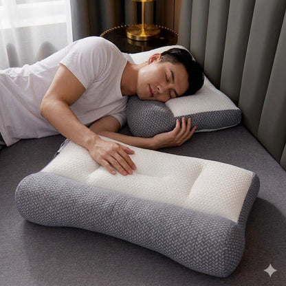 Ergonomic Cervical Neck Support Pillow – Memory Foam Orthopedic Comfort