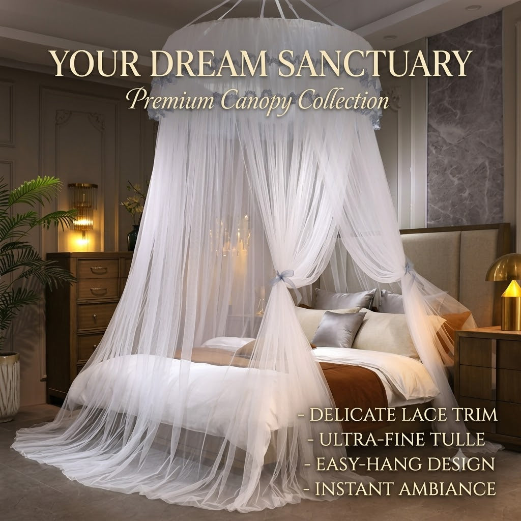 Portable Folding Mosquito Net for Adults Bed