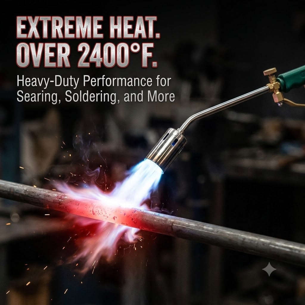 High-Temperature Butane Gas Household Blow Torch for BBQ, Cooking