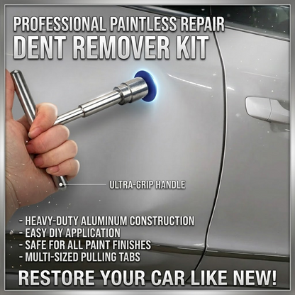 Car Dent Repair Slide Hammer Tool Kit – 18PCS Glue Tabs & T-Handle Puller Set