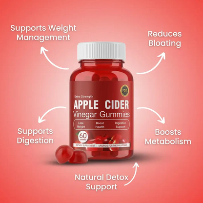 Apple Cider Vinegar Gummies – Daily Vegan Dietary Supplement for Adults