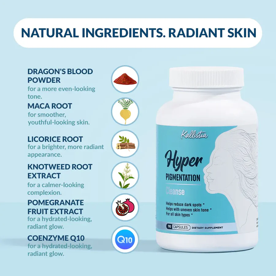 Vegan Skin Care Capsules – Daily Dietary Supplement for Healthy-Looking Skin