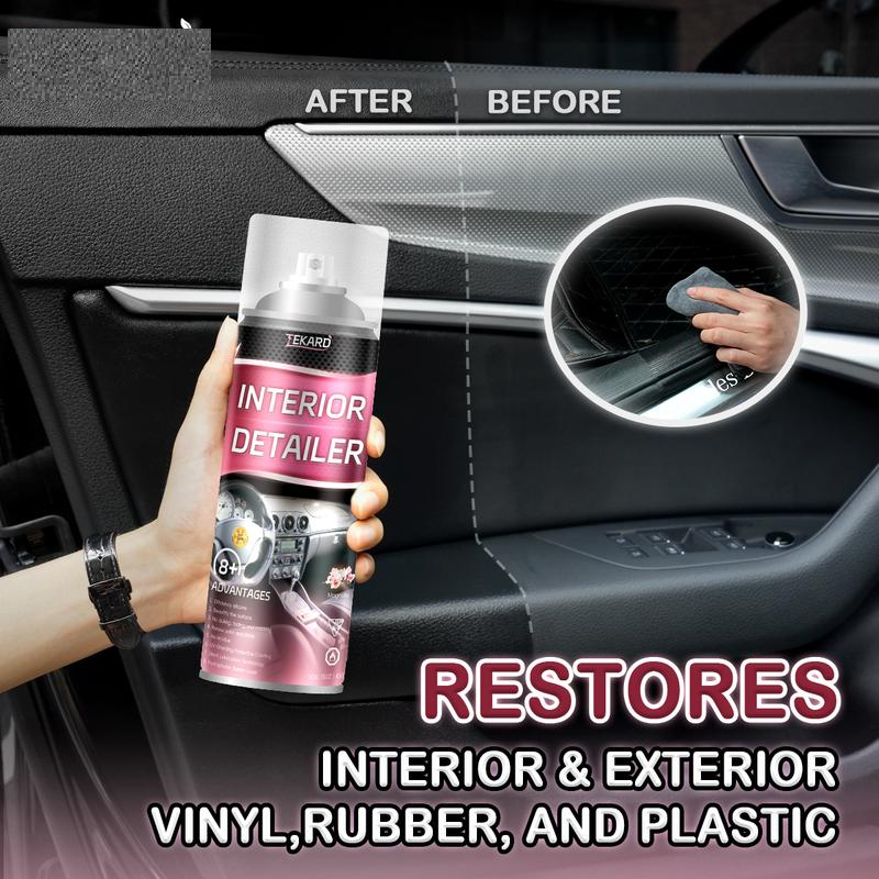 Car Interior Cleaner & Polishing Kit – 100ml with Cloth & Sponge Pad