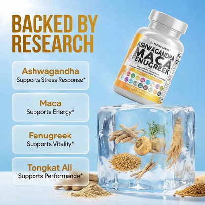 Ashwagandha & Maca 17-in-1 Herbal Capsules