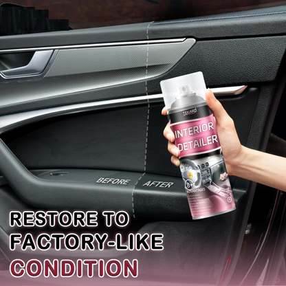 Car Interior Cleaner & Polishing Kit – 100ml with Cloth & Sponge Pad