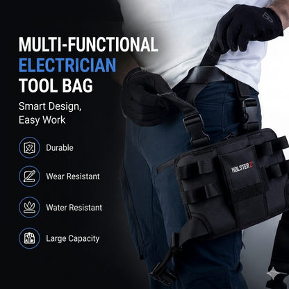 Multi Functional Electrician Tool Bag – Portable Oxford Cloth Repair & Tool Storage Organizer