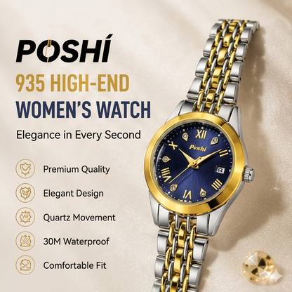 Women's Quartz Stainless Steel Waterproof Watch