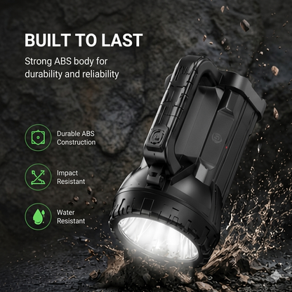 Rechargeable LED – High-Brightness Handheld Outdoor Camping & Emergency Light