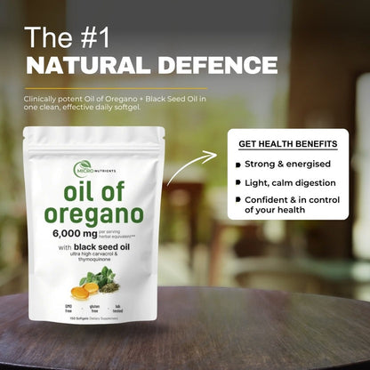 Oil of Oregano Softgels – Natural Herbal Supplement Capsules