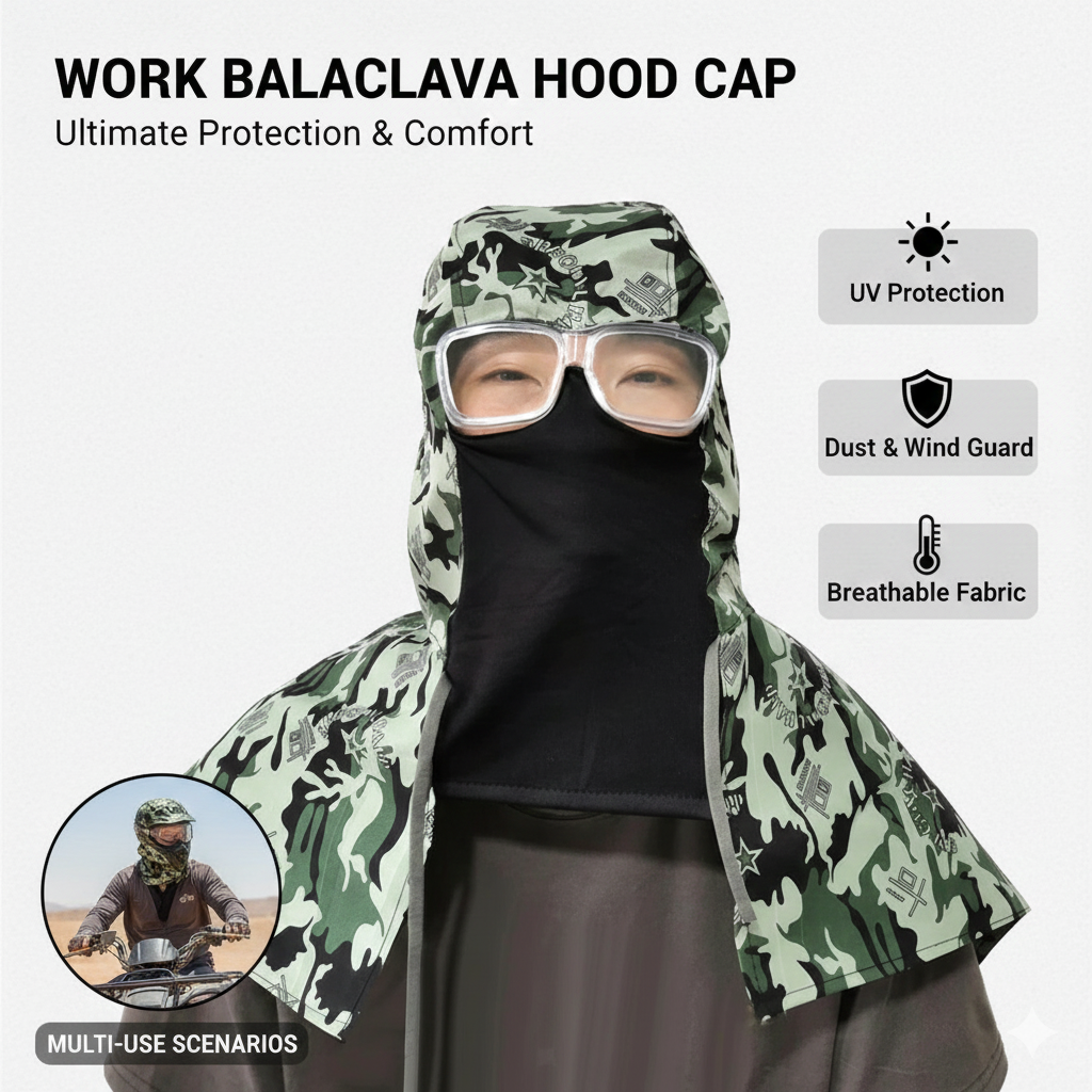 Work Balaclava Hood Cap — All-Day Protection & Comfort