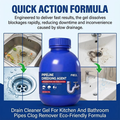 Heavy Duty Drain Cleaner – Fast Acting Pipe & Sink Unclogging Agent