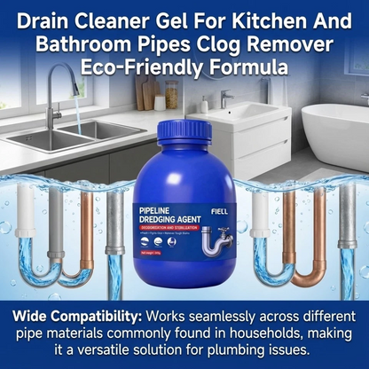 Heavy Duty Drain Cleaner – Fast Acting Pipe & Sink Unclogging Agent