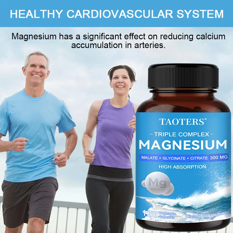 Triple Magnesium Complex Capsules – Vegan Magnesium Support Supplement