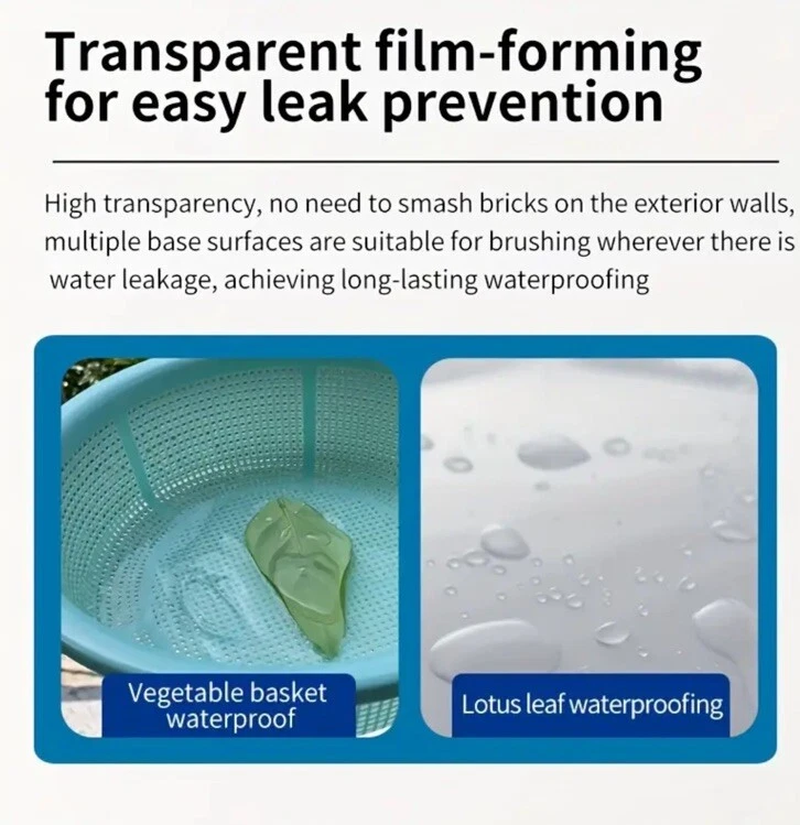 Invisible Roof Leak Repair Coating – Waterproof & Long-Lasting Seal