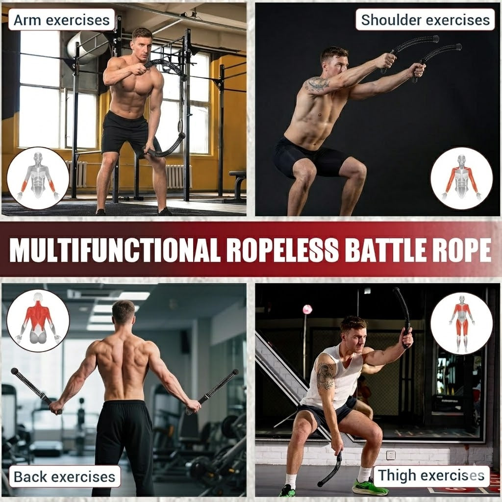 Strength Training Bar – Ergonomic Grip Muscle & Arm Trainer