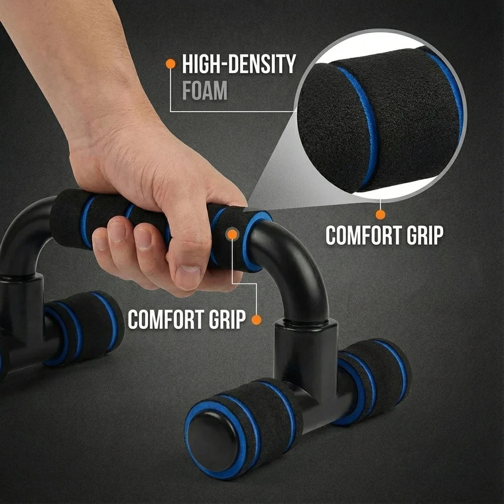 Anti Slip Push Up Bars – Stable Fitness Handles for Strength